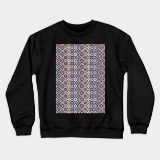 Portuguese Tile Pattern Crewneck Sweatshirt